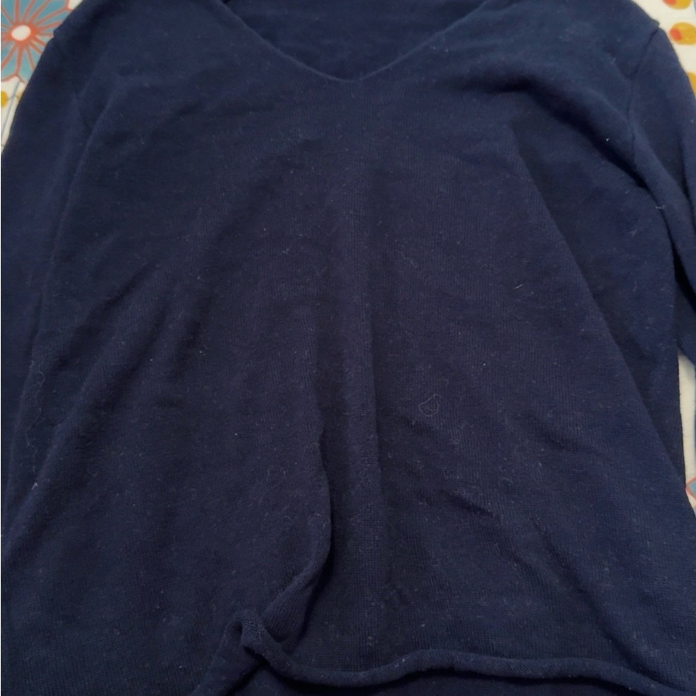 Brandy Melville Deep Blue Knit Top